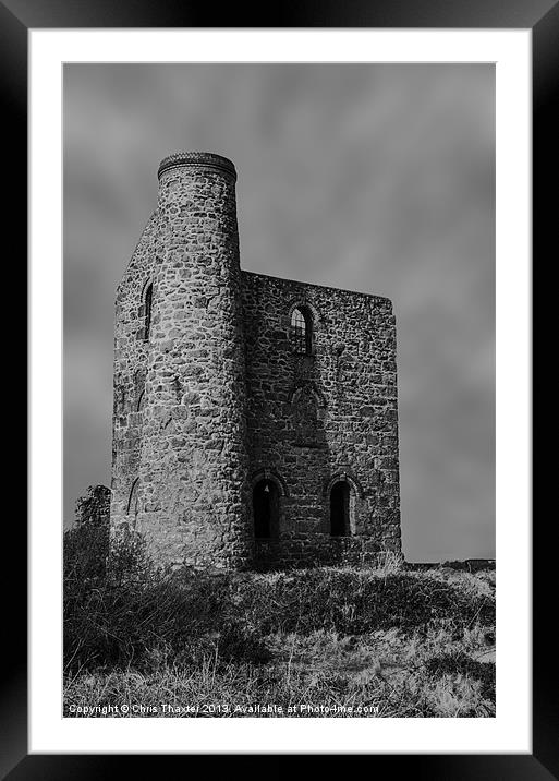 The Historic Giew Mine Framed Mounted Print by Chris Thaxter