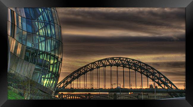 Tyne Bridge Framed Print by andrew gaines