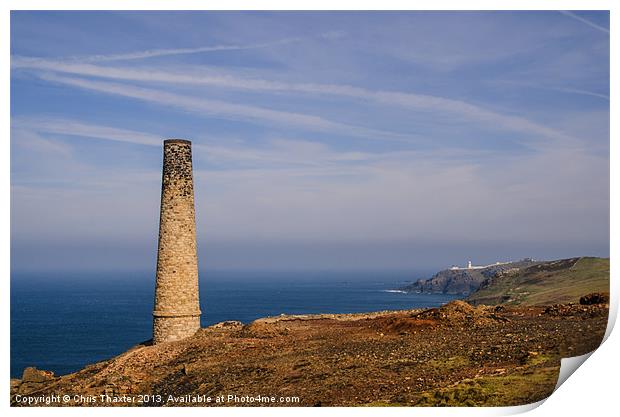 Levant to Pendeen View Print by Chris Thaxter