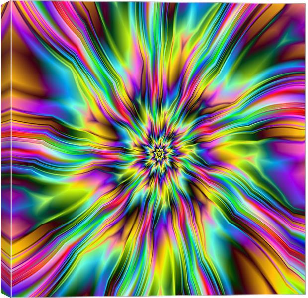 Psychedelic Supernova Canvas Print by Colin Forrest