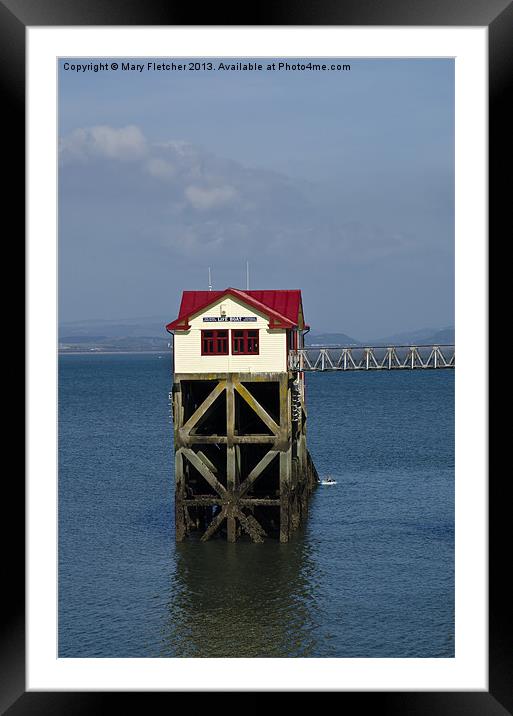 Mumbles Lifeboat Station Framed Mounted Print by Mary Fletcher