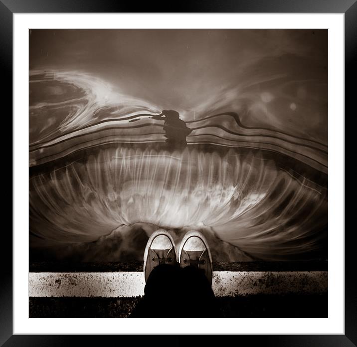 Foot lock Framed Mounted Print by Paula Puncher