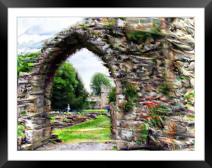 Gateway, Bolton Abbey Framed Mounted Print by Amanda Moore