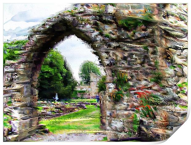 Gateway, Bolton Abbey Print by Amanda Moore