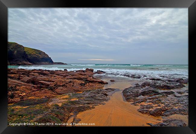 Serenity at Church Cove Framed Print by Chris Thaxter