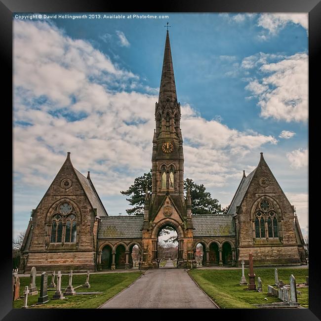 Bridlington Cemetery Lodge Framed Print by David Hollingworth