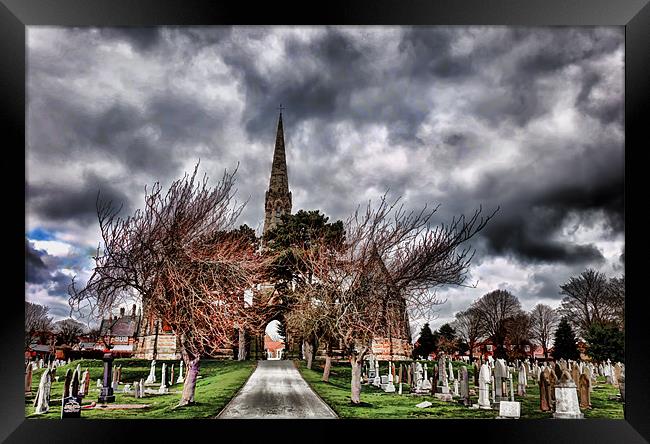 Victorian Cemetery Lodge Framed Print by David Hollingworth