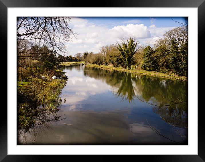 Kennet and Avon Canal Framed Mounted Print by Mark Llewellyn