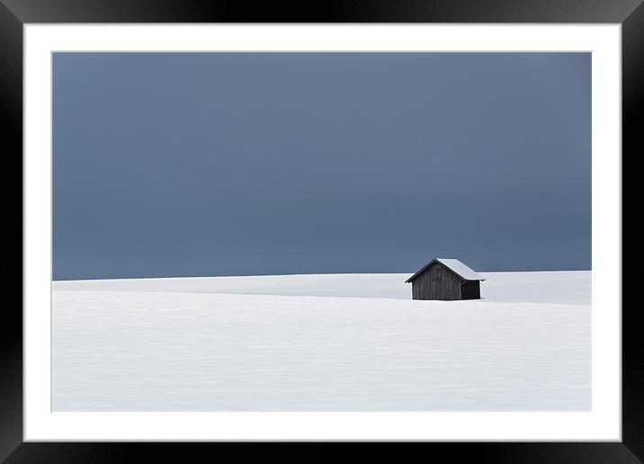 At the heart of winter Framed Mounted Print by Maxim van Asseldonk