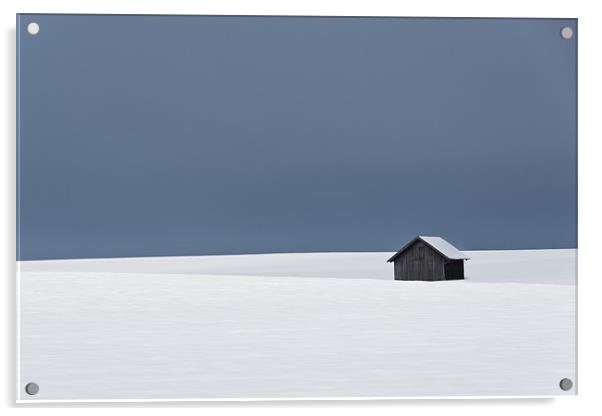 At the heart of winter Acrylic by Maxim van Asseldonk
