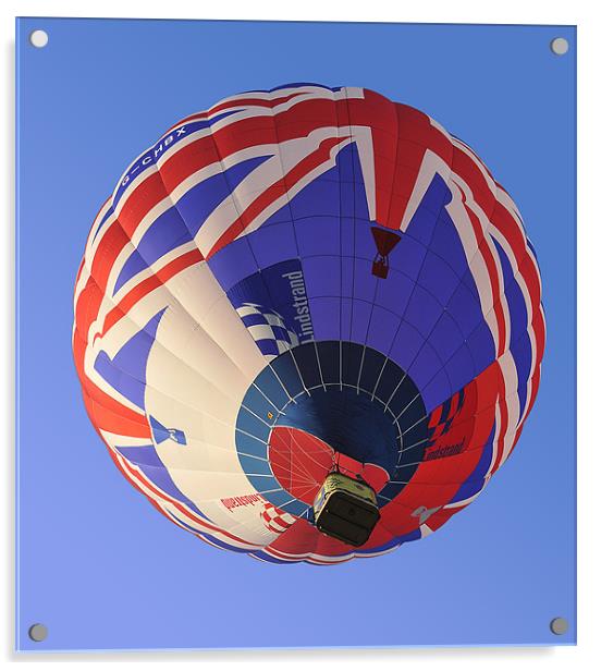Union Flag balloon Acrylic by Peter Cope