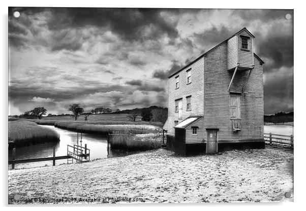 Thorrington tide mill Acrylic by barry jones