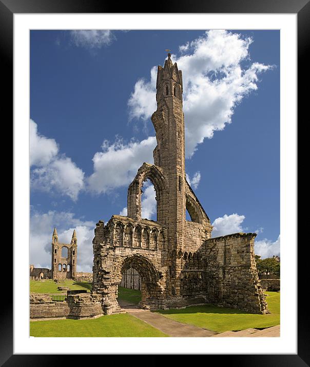 The Cathedral, St Andrews Framed Mounted Print by Peter Cope