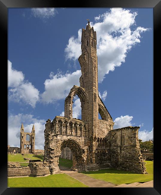 The Cathedral, St Andrews Framed Print by Peter Cope