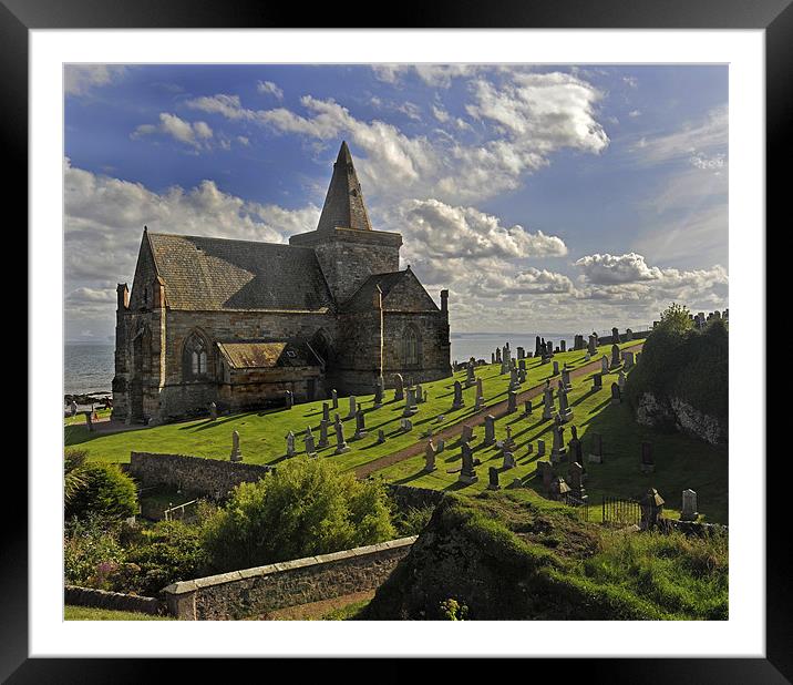 The Kirk, St Monans Framed Mounted Print by Peter Cope