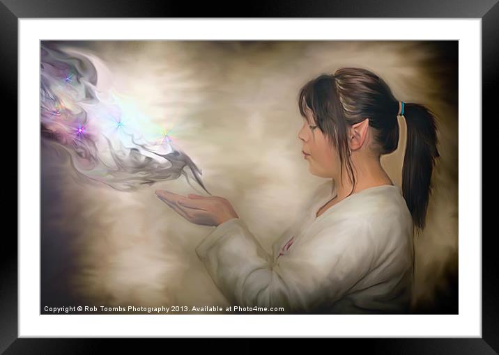 MAKE A WISH Framed Mounted Print by Rob Toombs