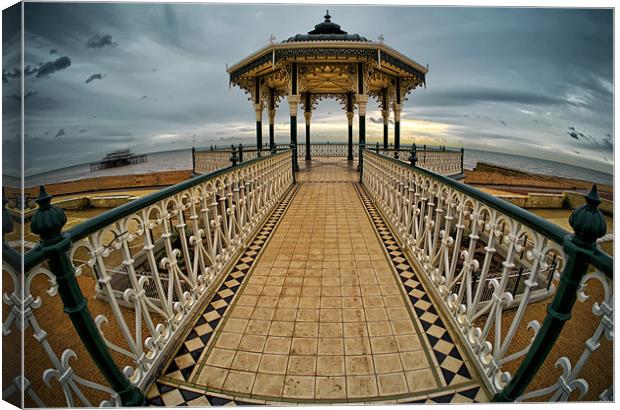 The Brighton Bandstand Canvas Print by sam moore
