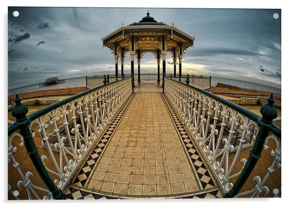 The Brighton Bandstand Acrylic by sam moore