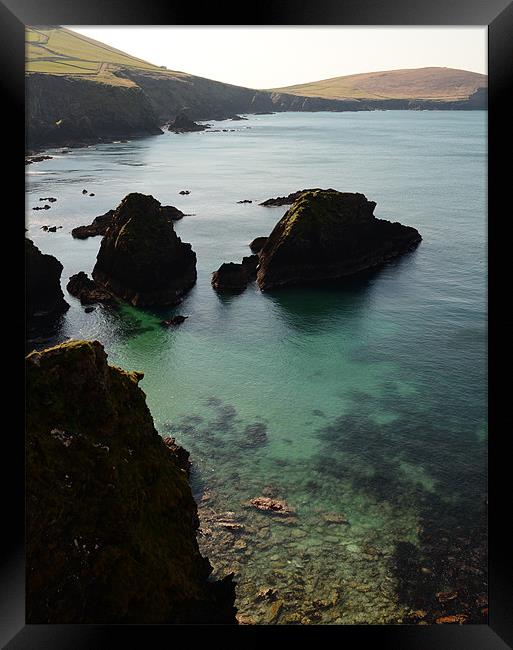 Dunquin Pier Framed Print by barbara walsh