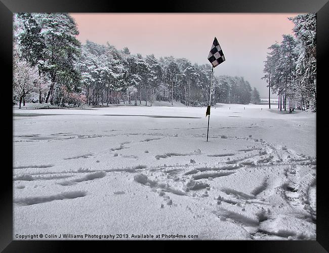 Noo Golf Today !!! Framed Print by Colin Williams Photography