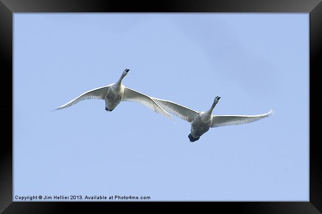 Fly Pass Framed Print by Jim Hellier