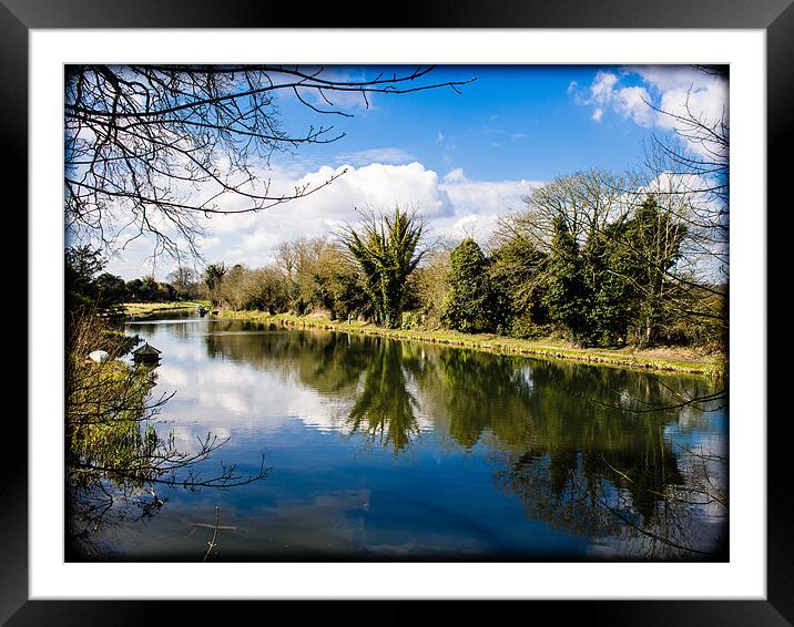 Kennet and Avon Canal Framed Mounted Print by Mark Llewellyn
