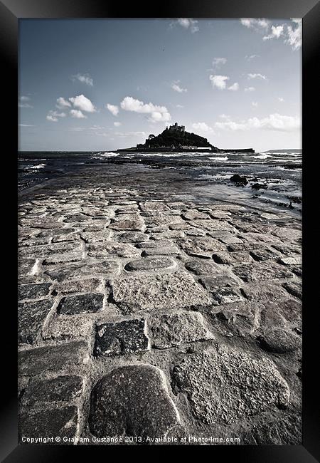 St Michaels Mount Framed Print by Graham Custance