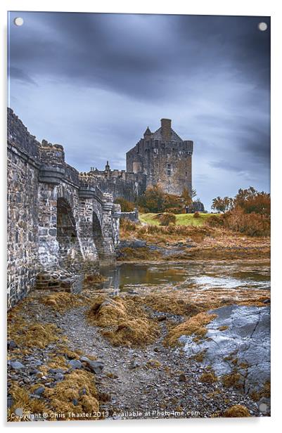 Eilean Donan Castle Mythical Scottish Wonder Acrylic by Chris Thaxter