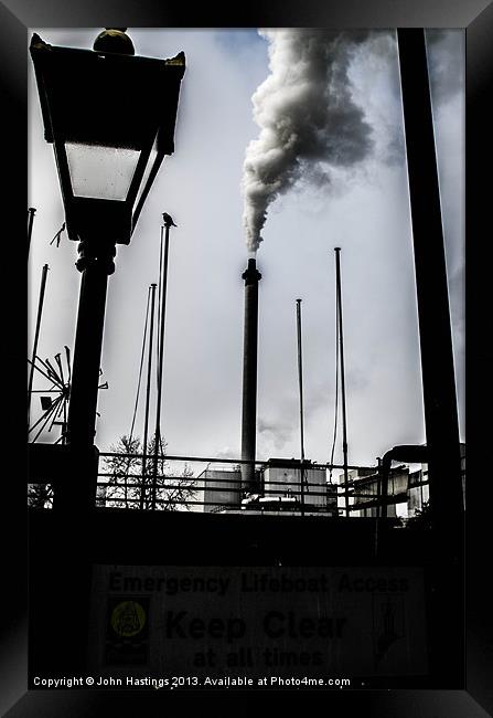 Cloud Factory Framed Print by John Hastings