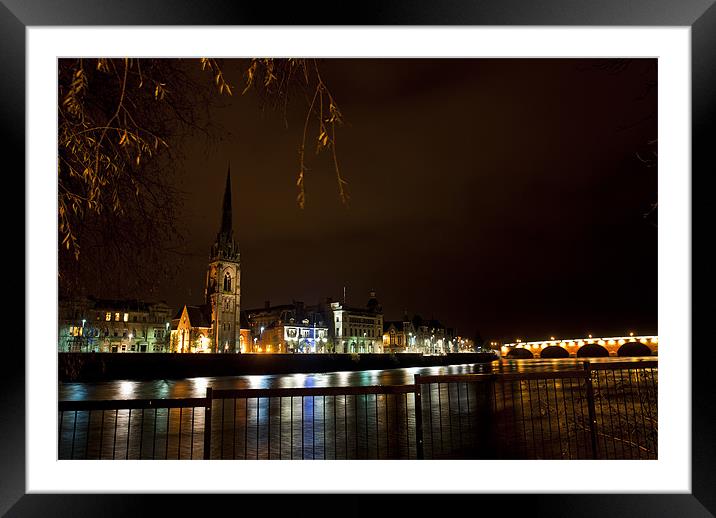 Tay Street, Perth Framed Mounted Print by Ian Potter
