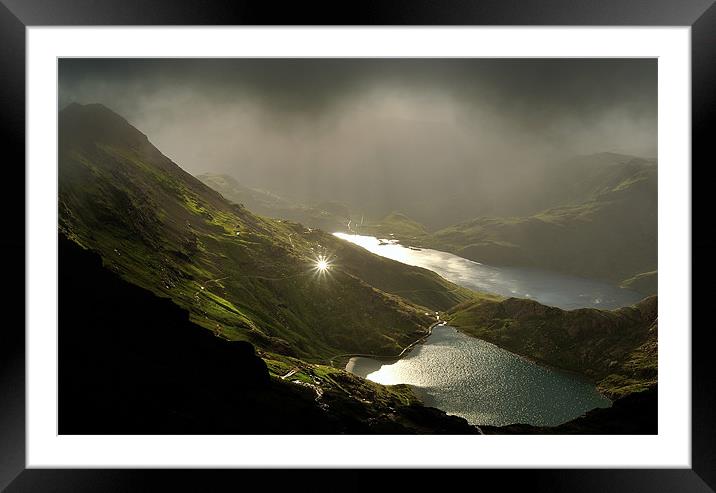 Snowdonia Light Framed Mounted Print by Kevin OBrian