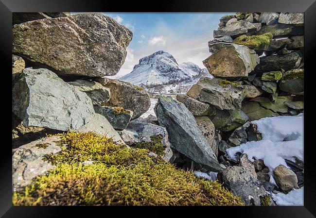 Moss and Mountains Framed Print by Phil Tinkler