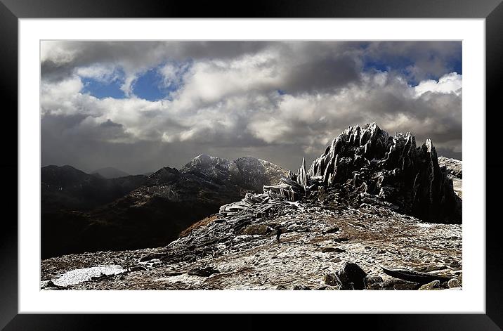The Glyders - Castle Of The Winds Framed Mounted Print by Kevin OBrian