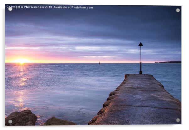 Haven Sunrise Acrylic by Phil Wareham