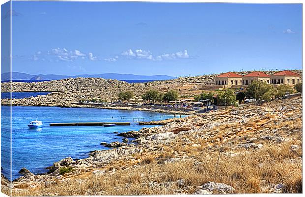 Ftenagia Beach Canvas Print by Tom Gomez