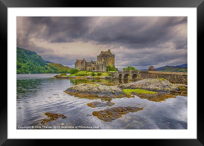 Majestic Eilean Donan Castle Framed Mounted Print by Chris Thaxter
