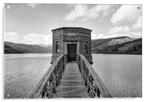 Talybont Reservoir Acrylic by Dan Davidson