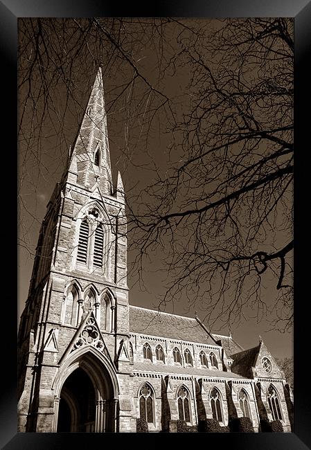 St Johns Church, Ranmoor, Sheffield Framed Print by Darren Galpin