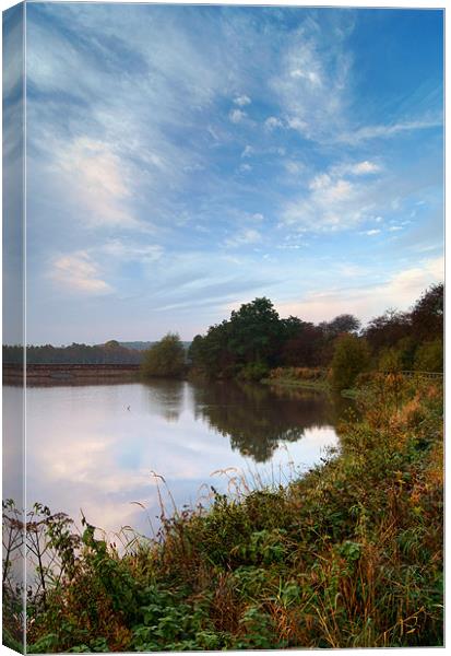 Ulley Reservoir Near Rotherham,South Yorkshire Canvas Print by Darren Galpin