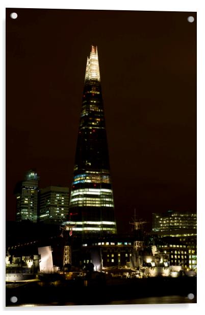 The Shard London Acrylic by David Pyatt