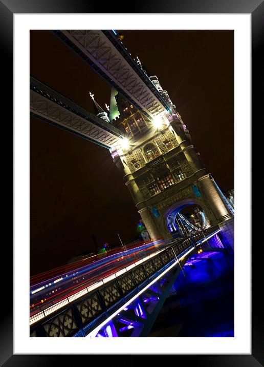 Tower Bridge London Framed Mounted Print by David Pyatt