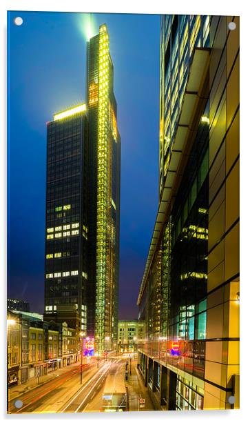 The Heron Tower Acrylic by peter tachauer