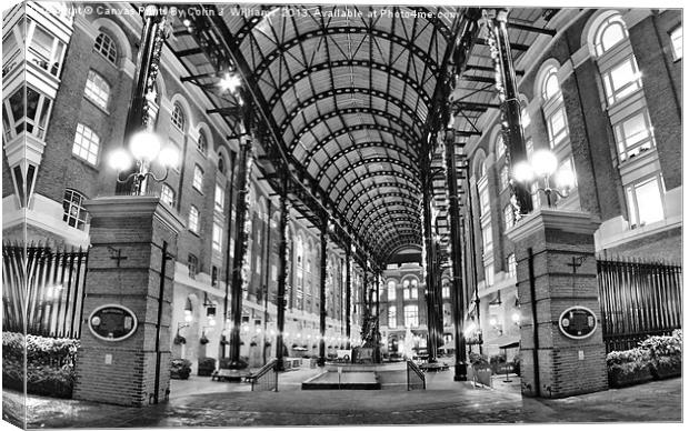 Hays Galleria - London Canvas Print by Colin Williams Photography