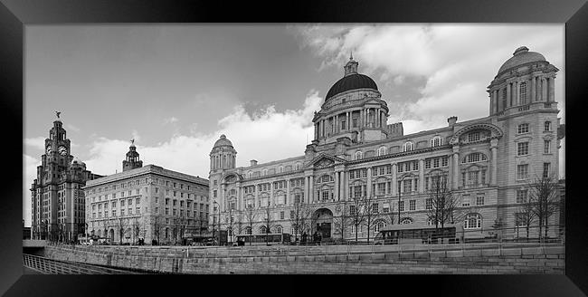 Liverpool Pier Head Framed Print by Phillip Orr