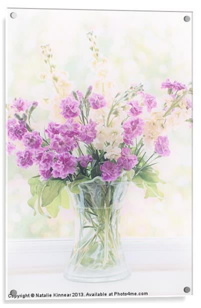 Vase of Flowers Acrylic by Natalie Kinnear