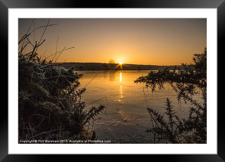 A Cold and Frosty Morning Framed Mounted Print by Phil Wareham