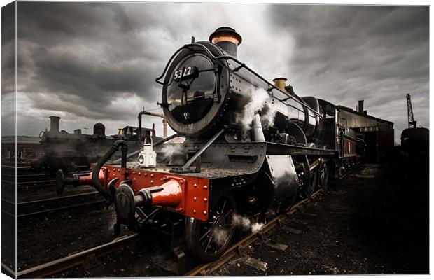 GWR Steam Train Canvas Print by Oxon Images