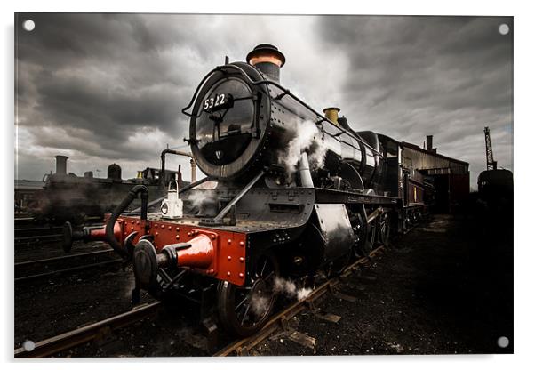 GWR Steam Train Acrylic by Oxon Images