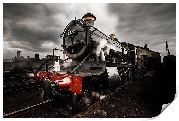 GWR Steam Train Print by Oxon Images