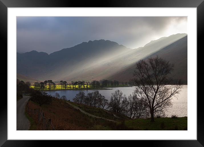 Spotlight on Buttermere Framed Mounted Print by Ian Duffield